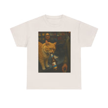 Load image into Gallery viewer, Beer Break Cat Meme Cotton T-shirt
