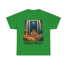 Load image into Gallery viewer, Poker Night Cat Funny Meme Cotton T-shirt
