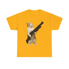 Load image into Gallery viewer, Shotgun Whiskers Cat Funny Cotton T-shirt
