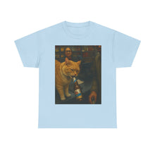 Load image into Gallery viewer, Beer Break Cat Meme Cotton T-shirt
