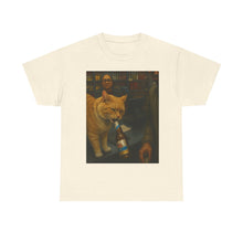 Load image into Gallery viewer, Beer Break Cat Meme Cotton T-shirt
