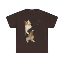 Load image into Gallery viewer, Shotgun Whiskers Cat Funny Cotton T-shirt

