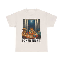 Load image into Gallery viewer, Poker Night Cat Funny Meme Cotton T-shirt
