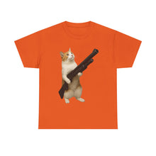 Load image into Gallery viewer, Shotgun Whiskers Cat Funny Cotton T-shirt
