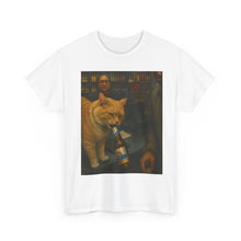 Load image into Gallery viewer, Beer Break Cat Meme Cotton T-shirt
