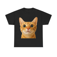 Load image into Gallery viewer, Cute Kitty Stare Meme Cotton T-shirt
