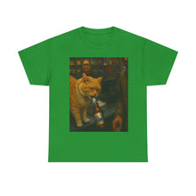 Load image into Gallery viewer, Beer Break Cat Meme Cotton T-shirt
