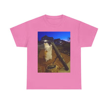 Load image into Gallery viewer, Missile Launch Whisker Cat Meme Cotton T-shirt
