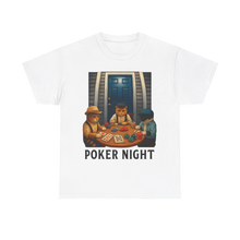Load image into Gallery viewer, Poker Night Cat Funny Meme Cotton T-shirt
