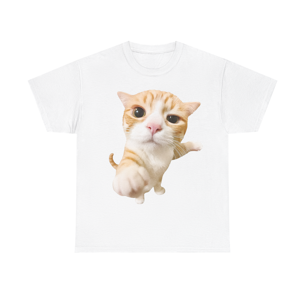 You Crazy? Funny Cat Meme Cotton T-shirt
